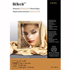 premium Glossy semi gloss photo paper 100sheets / 15*10 / 260g