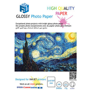 photo GLOSSY F10 100 SHEET/A4/115g