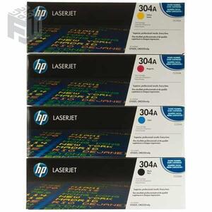 پک چهاررنگ کارتریج لیزری Hp 304a