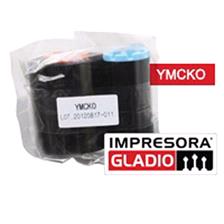 ریبون رنگی (400پرینت) گلدیو YMCKO
