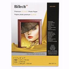 premium  Glossy semi gloss photo paper 50 sheets /20 *15 / 260g