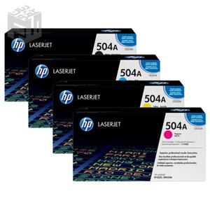 کارتریج لیزری رنگی پک چهاررنگ HP 504A