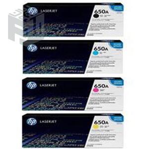 کارتریج تونر لیزری پک چهاررنگ(مشکی,آبی,زرد,قرمز) مدل HP 650A