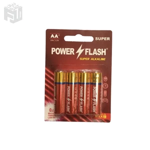 باطری قلمی آلکالاین پاور فلش Power Flash بسته 4 عددی