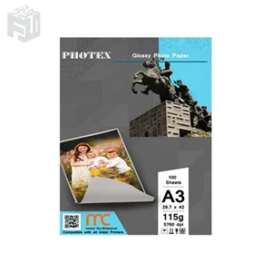 کاغذ گلاسه 115 گرم A3 برند فوتکس