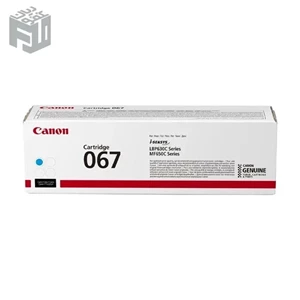 کارتریج تونر لیزری کانن 067 رنگ آبی (بدون چیپ)